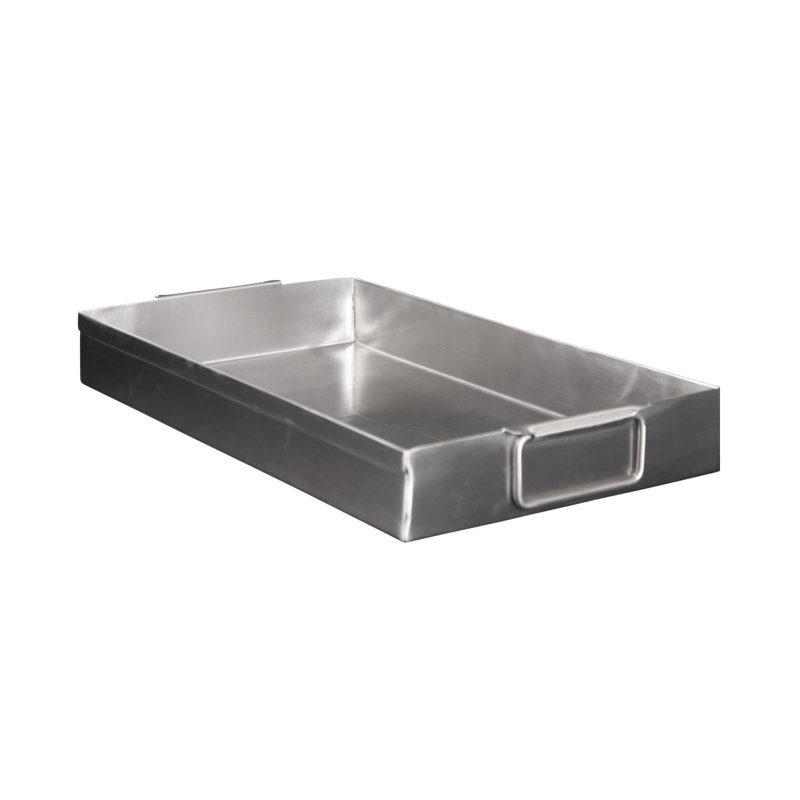 Elite Global Solutions Stainless Steel Tray, 2" H x 15" W x 9" D