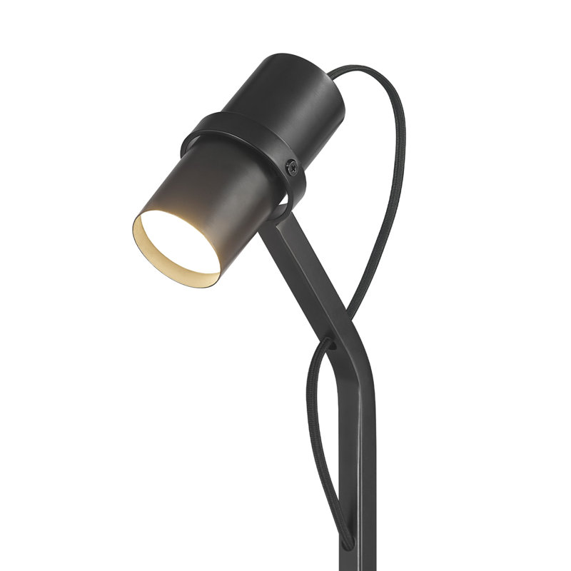 58'' Black LED Floor Lamp