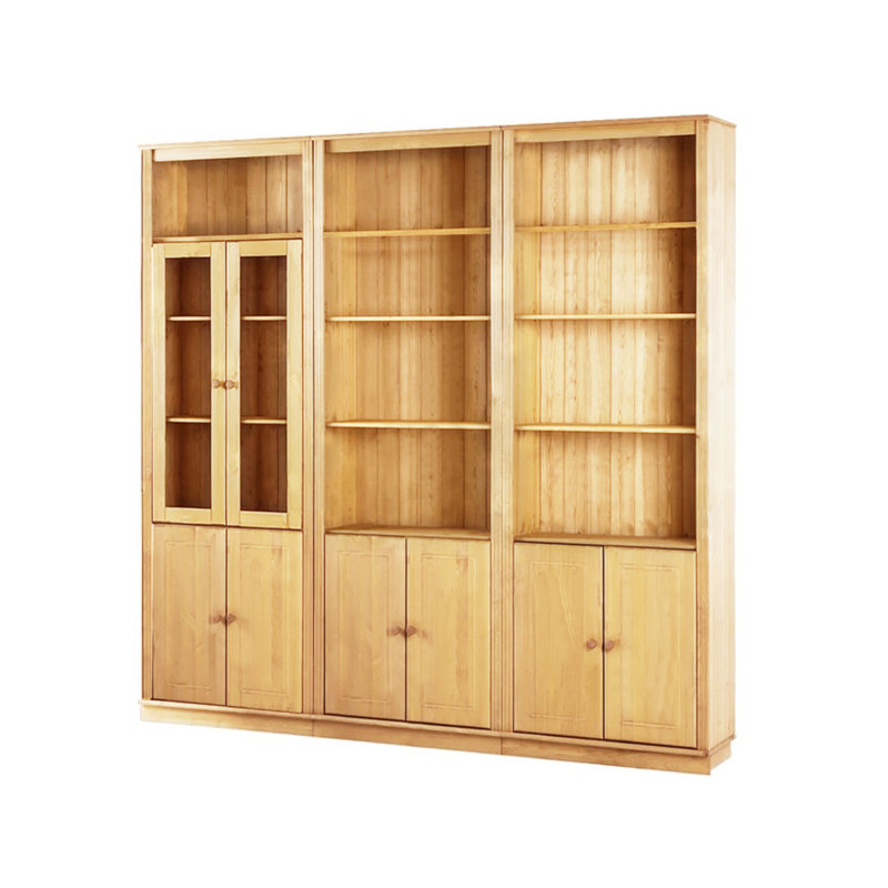 Delbis 223cm H x 222cm W Bookcase