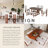 Extendable Wood Dining Table Set With Bench