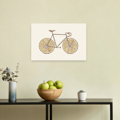Impression d'art mural orange orange