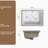 Undermount Rectangular Ceramic Sink
