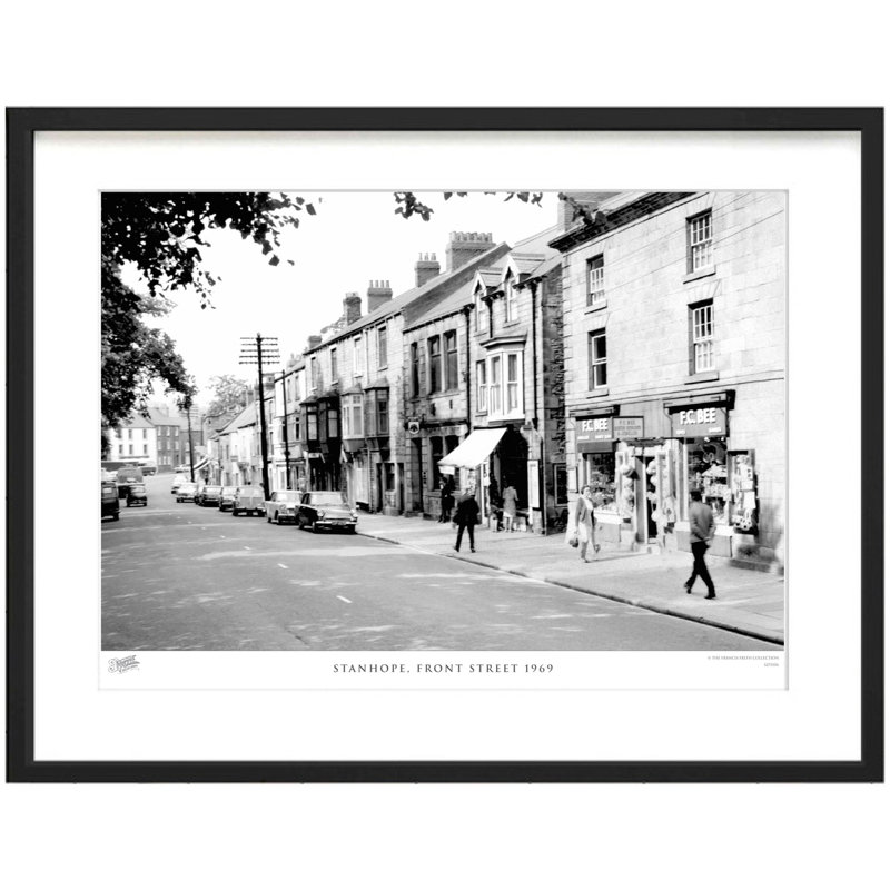 Stanhope, Front Street 1969 by Francis Frith - Single Picture Frame Print, 40cm H x 50cm W x 2.3cm D