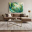 Légumes, haricots de mer, art mural sur toile verte-416450416