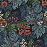 Llewelyn-Bowen - Off The Wall Floral Non-Woven Wallpaper Roll