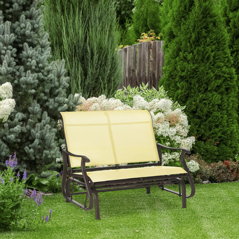 Banc oscillant pour 2 personnes, causeuse de patio