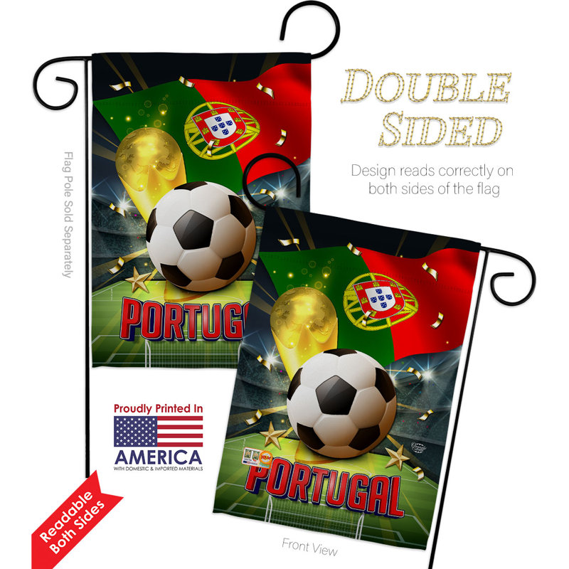 Jaslen Double Sided Polyester Garden Flag, 18.5" H x 13" W