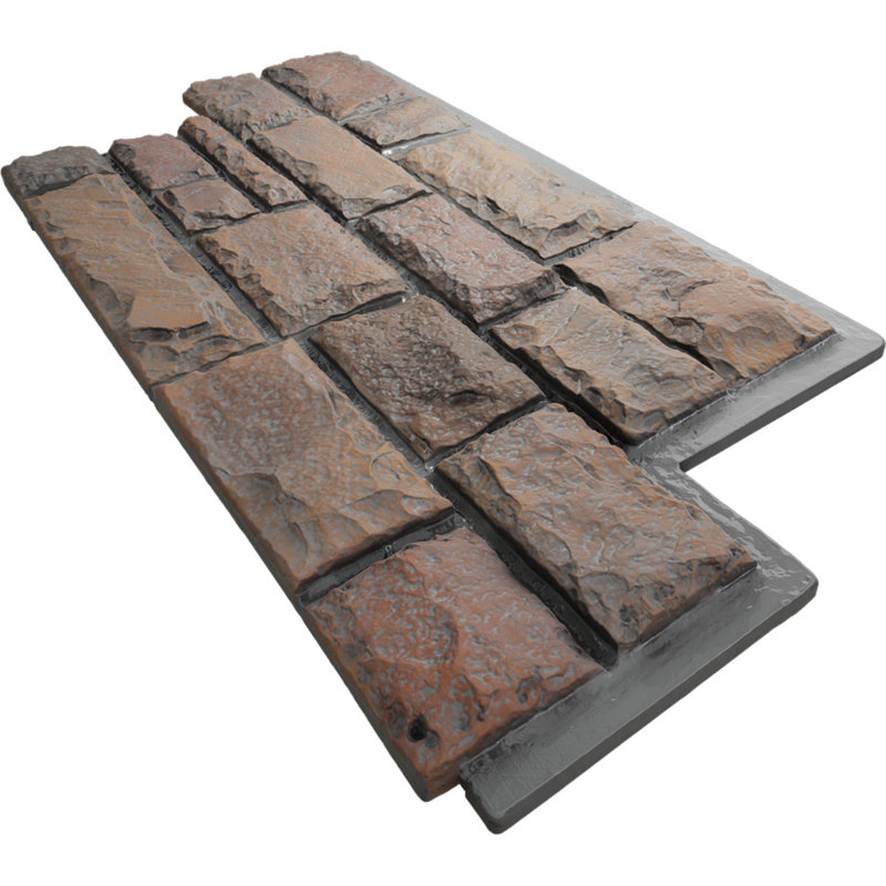 Panneau de faux pierre EverStone Regal, l 47 3/4 po x H 24 3/4 po x P 1 3/4 po, couleur désert de l'Arizona