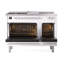 ILVE Professional Plus II 48 in Dual Fuel Range 5 Burner, Griddle, Frenchtop-1376211502-1376211501
