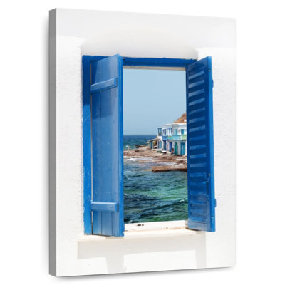 Lilie Window To Coastal Greece