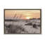 Cadre flottant Peachy Seashore Sunset, design par Mike Jones-819025153-819025155