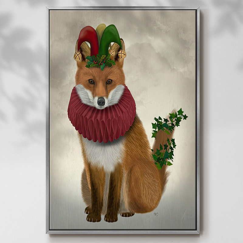 Houx de Noël et lierre, Gris, H 37 po x l 25 po x P 1,5 po