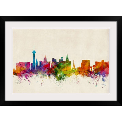 «Las Vegas Nevada Skyline» par Francy, impression