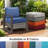 Wickes 24 In. X 24 In. Outdoor Deep Seating Lounge Chair Cushion 6" Thick Water-Resistant Seat/Back Cushion-108320036