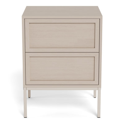 Mariestad 45.6 cm W Steel Bedside Table