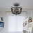 3 Light Wood Bead Semi Flush Mounts Lighting Chandelier-464977057