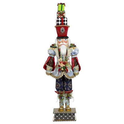 Nutcracker With Present, Medium - 42 Inches