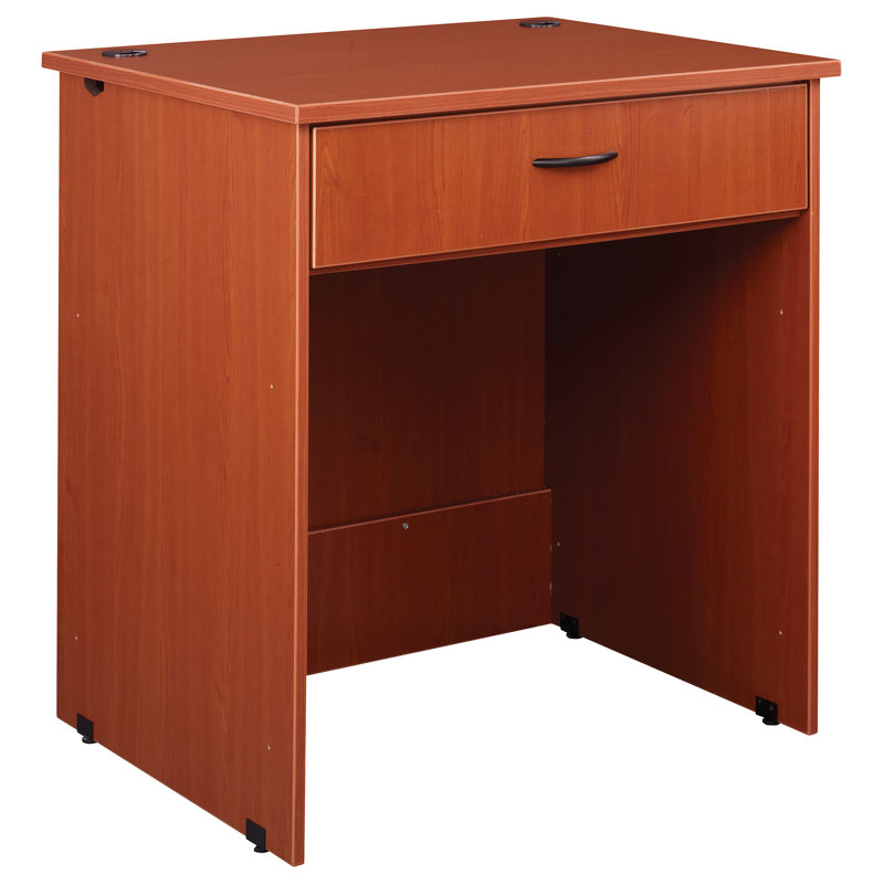 Bureau d'ordinateur pour bibliothèque, H 40 po x l 36 po x P 30 po, Chêne clair