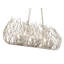 Luminaire suspendu en cristal Bask - l 48 po - poussière d'or