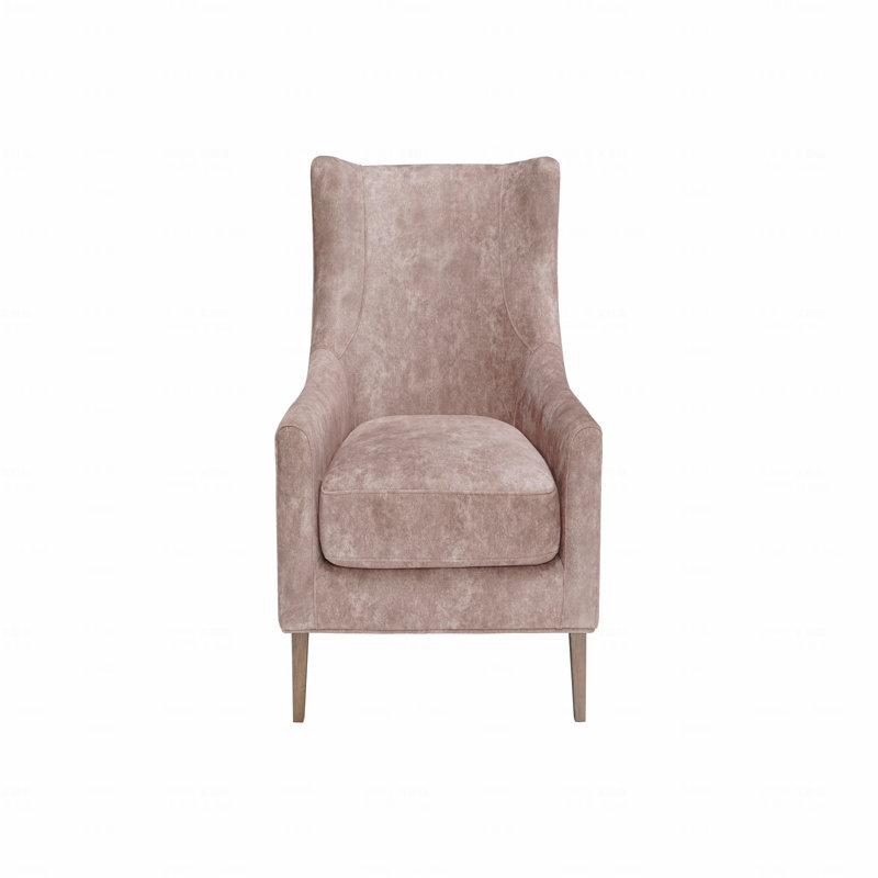Chaise d'appoint à dossier haut en caramel