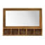 Sahara Flat Mirror with Shelves