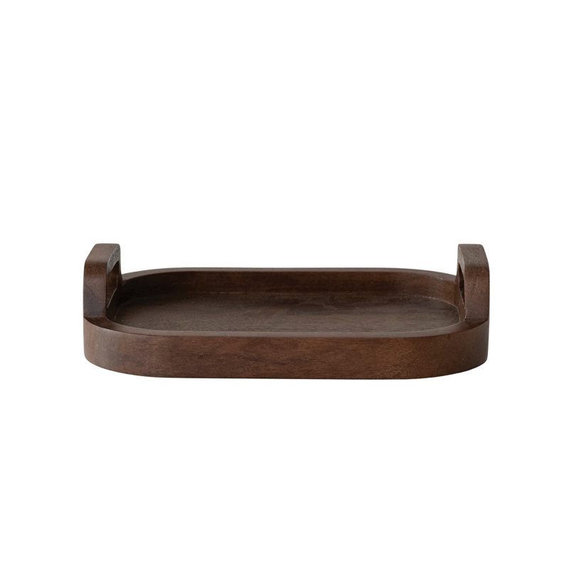 Mango Wood Tray with Handles