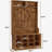 Auben Hall Tree 39.4'' Wide with Bench and Shoe Storage-1298562731