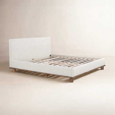 Plaza Upholstered Wood Platform Bed