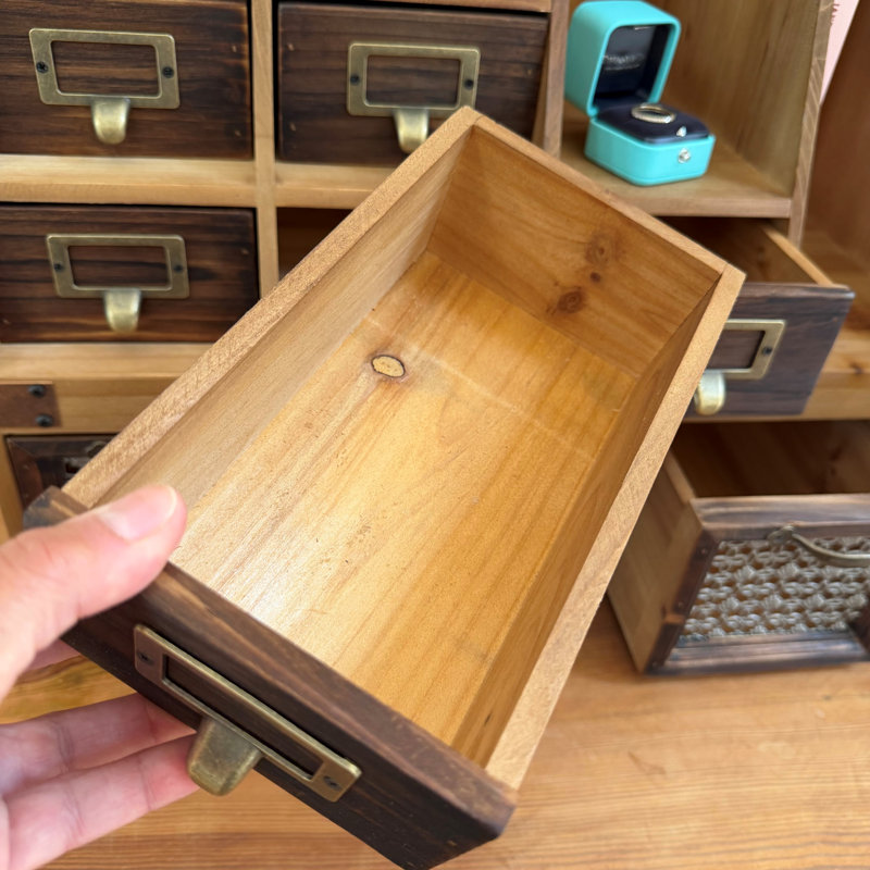 11 Drawer Desktop Letter Sorter Apothecary Cabinet