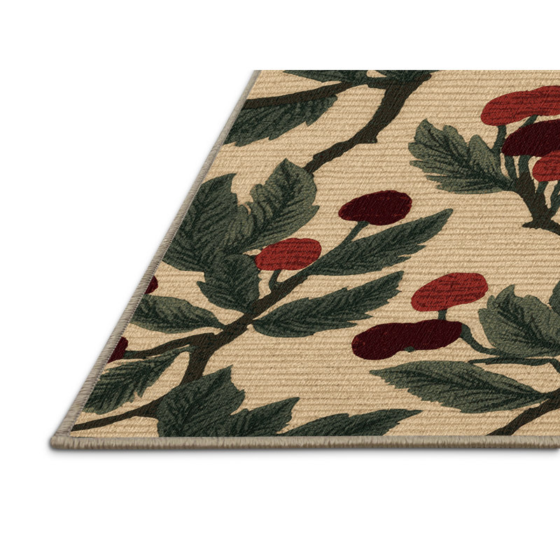  Tapis lavable Chokecherry, Rond 5 pi