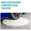 Plateau de table rond en verre trempé de 28 po-1218589361-1218589364