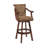 Areke Swivel Upholstered Counter Stool