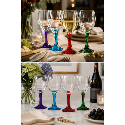 4PCS IMPÉRIAUX EN VERRE DE VIN