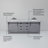 Marsyas 84 in W x 22 in D Double Bath Vanity-353675779