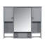 Armoire de salle de bain murale avec miroir-683747444