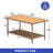 Rectangular All-Weather Wicker Outdoor Coffee Table with Storage