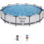 Ensemble de piscine en acier 2,5 pi x 12 pi HIGEMZ