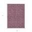 Tapis géométrique lavable intérieur / extérieur 5 pi x 8 pi Aubergine