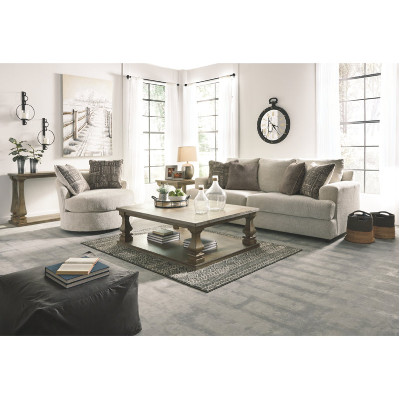North Andover Upholstered Sofa, Stone, 39" H x 71" W x 40" D