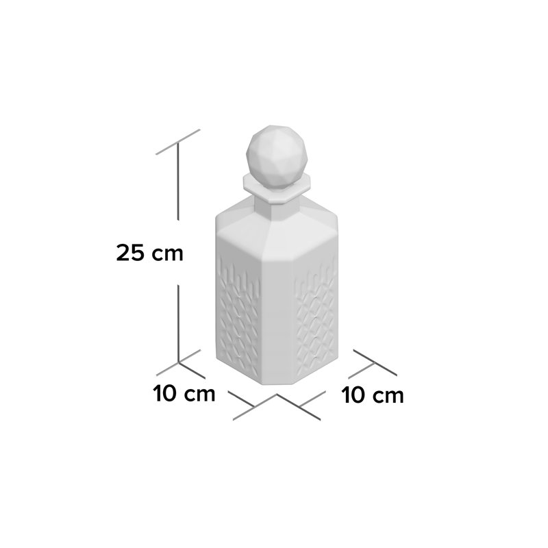 Dorchester Square Decanter Fully Cut