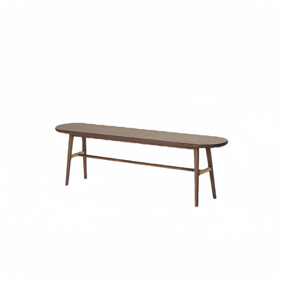 Black Walnut Solid Wood End-of-Bed Bench Solid Wood Bench