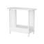 End Table Oval Side Table for Small Spaces, Sofa Side Table for Living Room Balcony Side Table with Storage