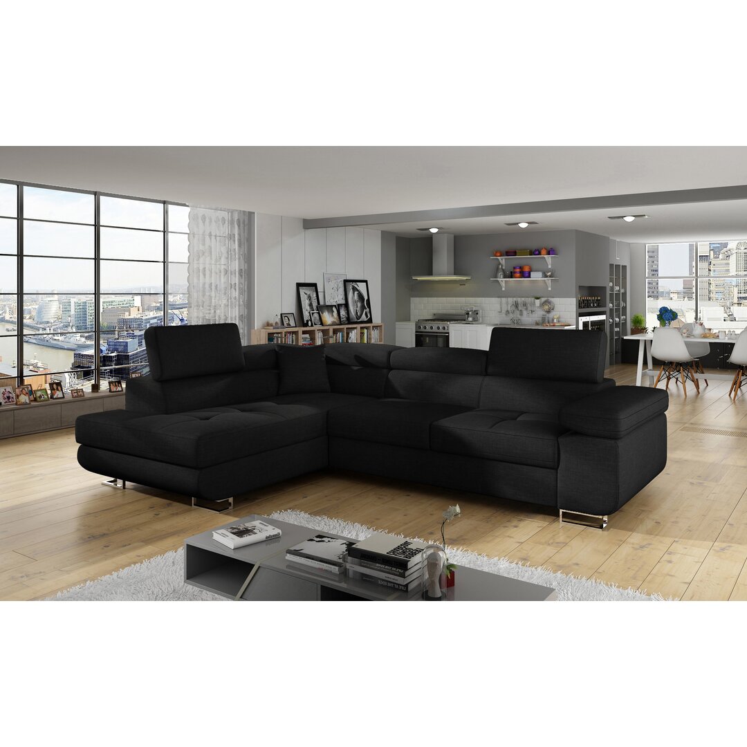 Ecksofa Gerardi mit Bettfunktion