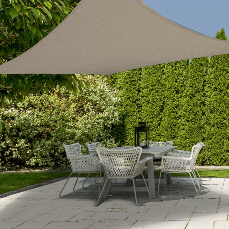 3m x 3m Square Shade Sail, Sage