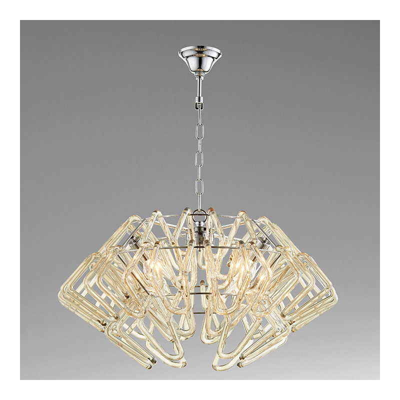 Roswell 4 - Light Dimmable Geometric Chandelier