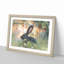 Hare in the Bushes in Abstract - Picture Frame Graphic Art Print on MDF-55738133-55738135