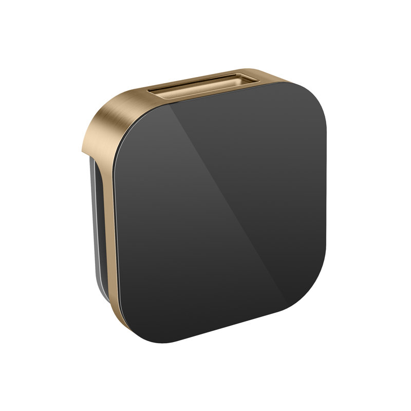 Glass Steamhead Steam Generator Part, Brushed Bronze/Black