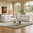59" Beige Loveseat Sofa,Small 2-Seater Sofa With 2 Pillows,Comfy Upholstered Sofa Couch-1473371952