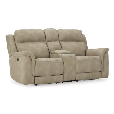 Causeuse inclinable électrique avec console Brookley