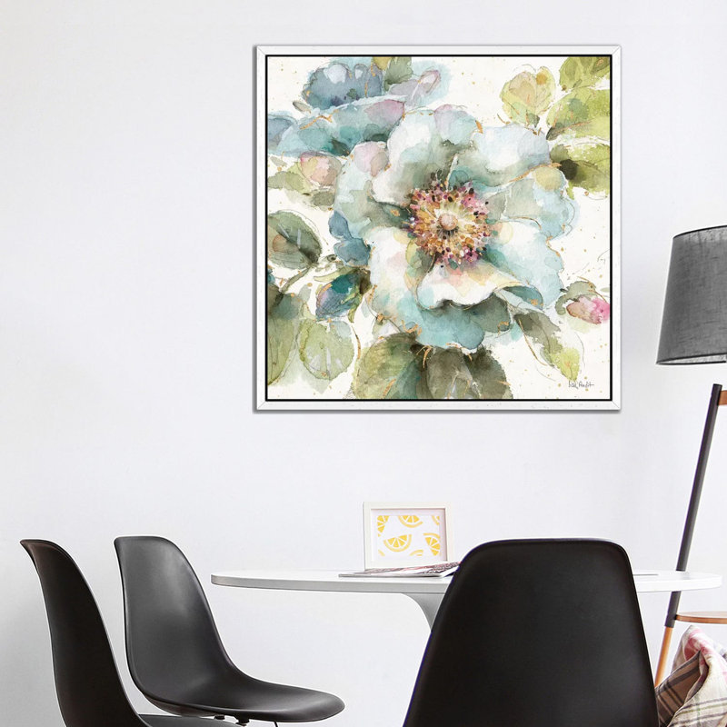 Country Bloom VII by Lisa Audit - Wrapped Canvas Gallery-Wrapped Canvas Giclée, White Floater Framed